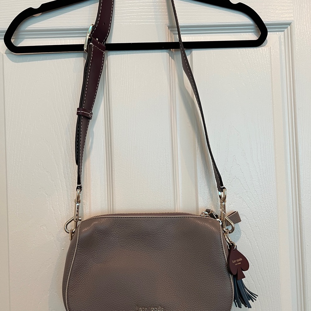 Kate Spade Tan Crossbody Bag with Adjustable Strap- New without tag